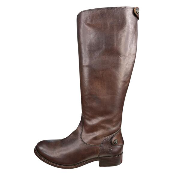 Frye Women’s Melissa Button Back Zip Rididing Boot Size US 6.5 B - Picture 3 of 12